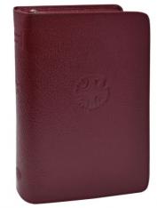 Large Type Christian Prayer Leather Zipper Case